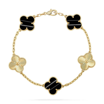 [⭐Glow Muse] CLOVER 5 MOTIF PULSAR STONE BRACELET COLLECTION