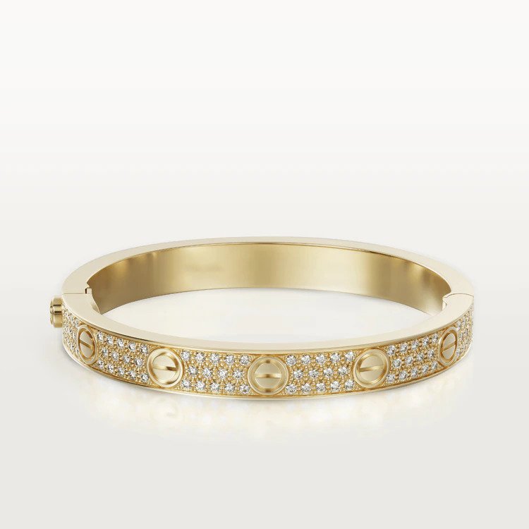 [Glow Muse]LOVE BRACELET 6.1MM DIAMOND-PAVED