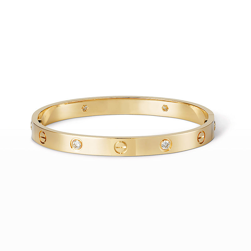 [Glow Muse]LOVE BRACELET 6.1MM 4 DIAMONDS
