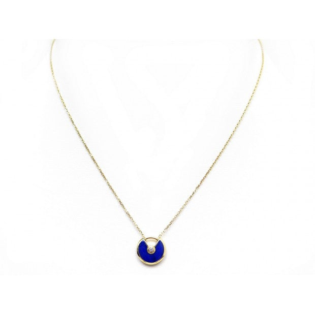 [Glow Muse]AMULETTE ROSE GOLD AGATE NECKLACE