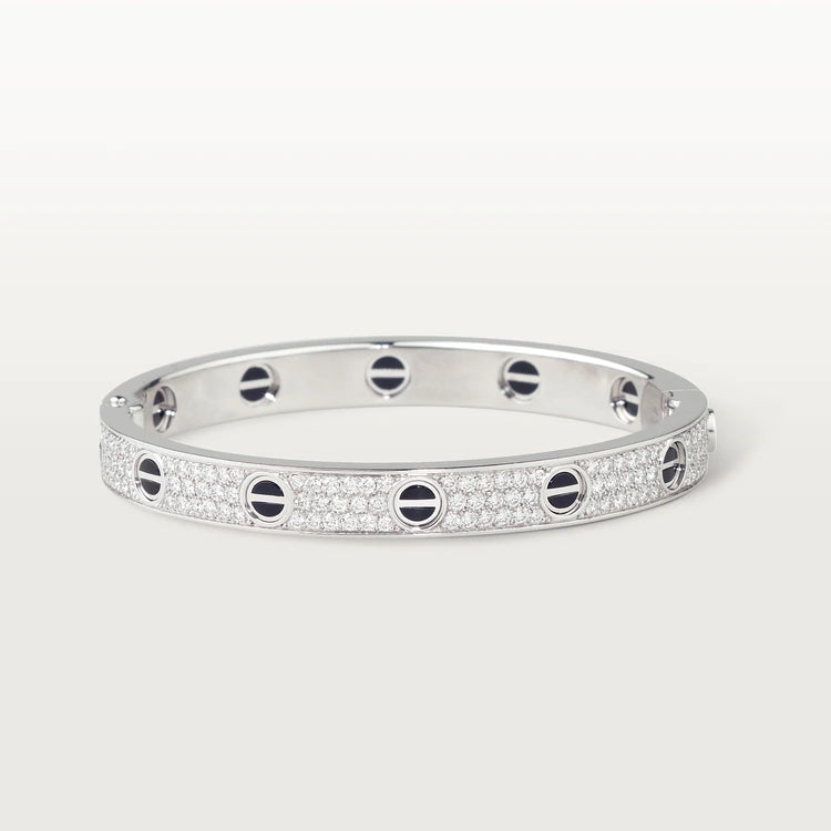 [Glow Muse]LOVE BRACELET 6.1MM DIAMOND-PAVED CERAMIC