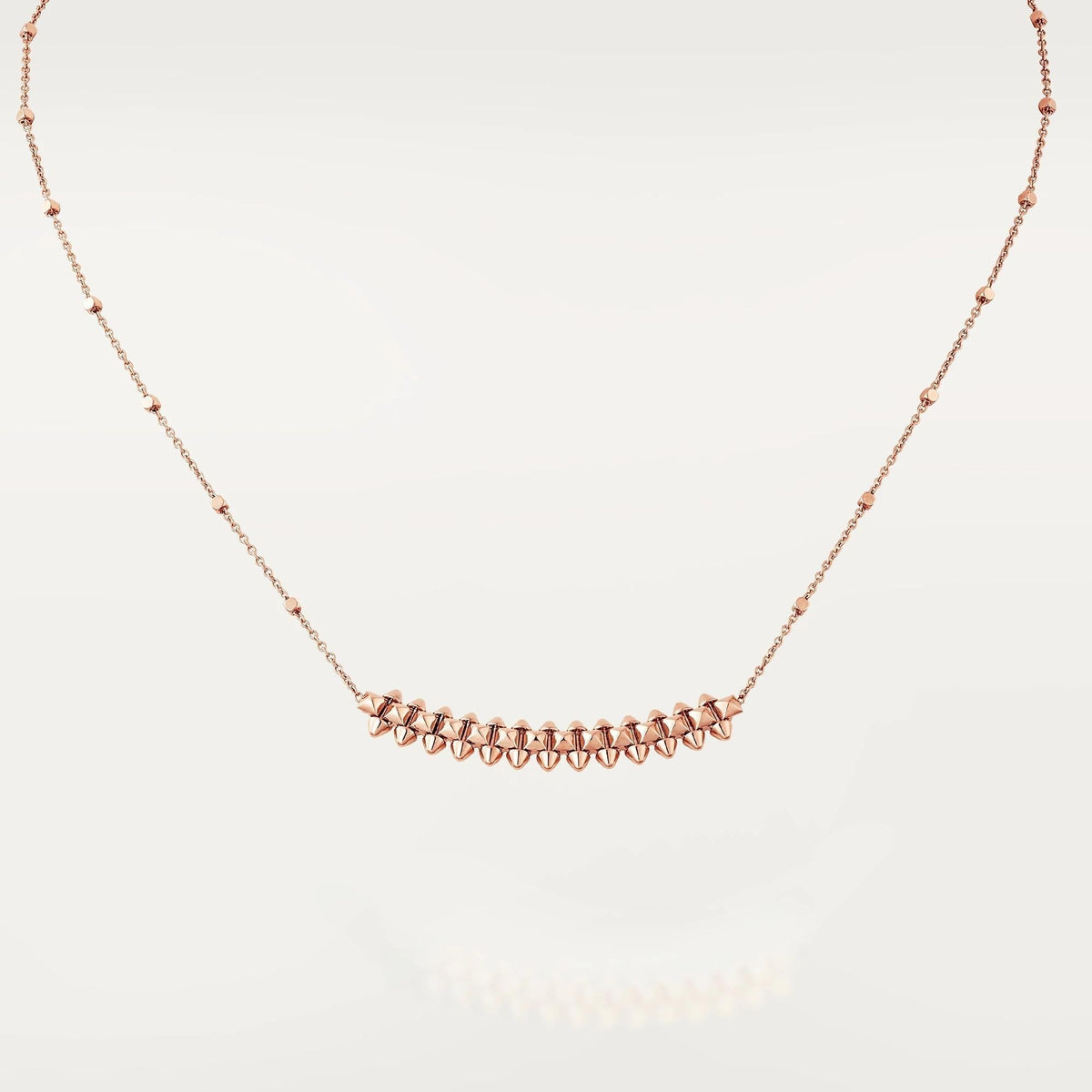 [Glow Muse]CLASH PINK GOLD NECKLACE
