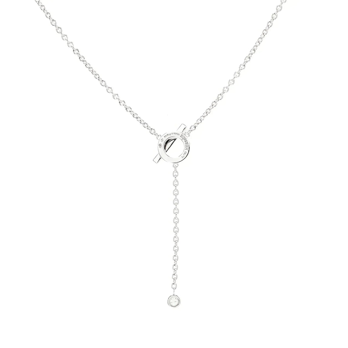 [Glow Muse]FINESSE SILVER DIAMOND NECKLACE