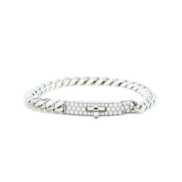 [Glow Muse]KELLY CHAIN SILVER DIAMOND BRACELET