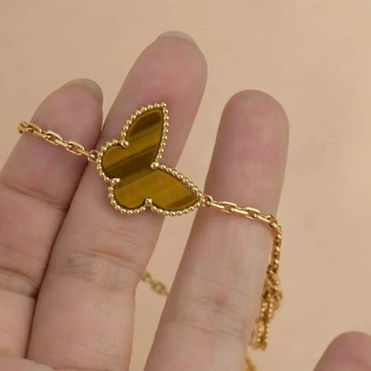 [Glow Muse]LUCKY SPRING 5 MOTIF GOLD BRACELET