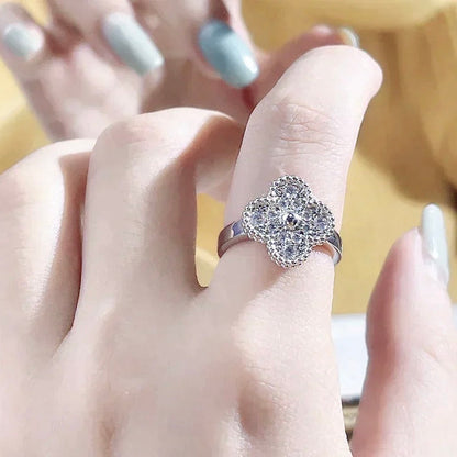[Glow Muse]CLOVER DIAMOND RING