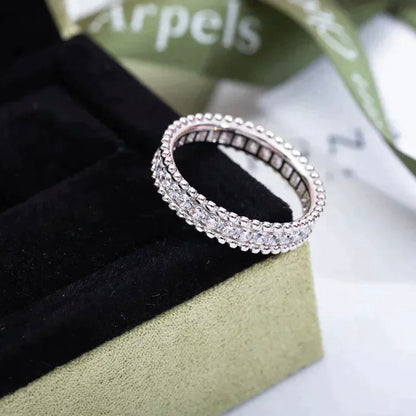 [Glow Muse]PERLEE DIAMOND SILVER RING