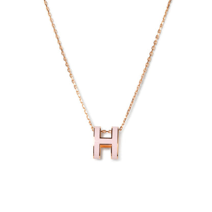 [Glow Muse]POP H PEDANT PINK GOLD