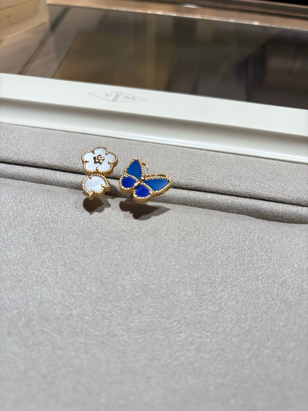 [Glow Muse]LUCKY SPRING BUTTERFLY OPEN-FACE RINGS