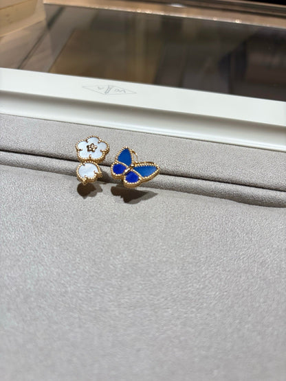 [Glow Muse]LUCKY SPRING BUTTERFLY OPEN-FACE RINGS