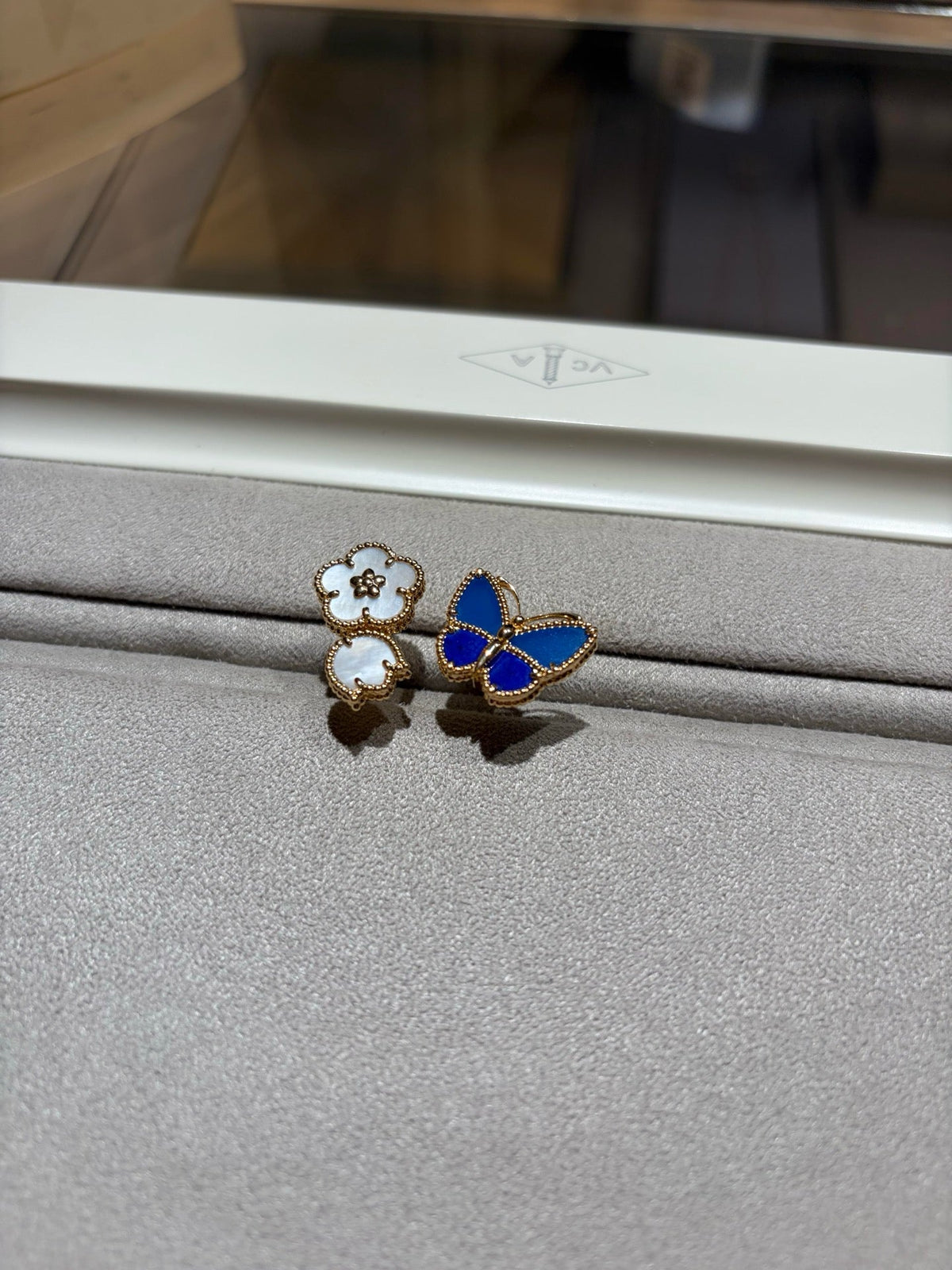 [Glow Muse]LUCKY SPRING BUTTERFLY OPEN-FACE RINGS