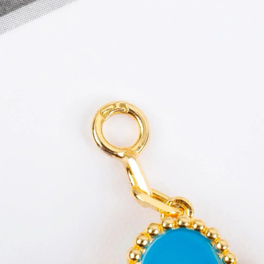 [⭐Glow Muse] CLOVER 5 MOTIF TURQUOISE BRACELET COLLECTION