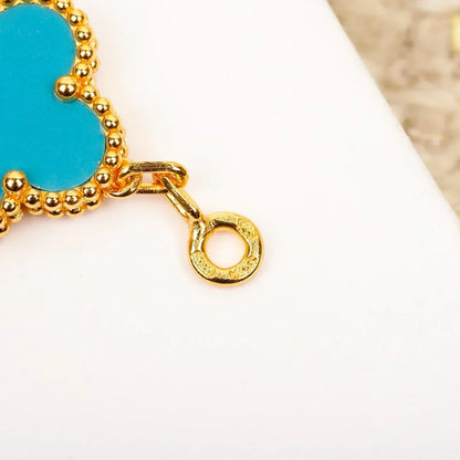 [⭐Glow Muse] CLOVER 5 MOTIF TURQUOISE BRACELET COLLECTION