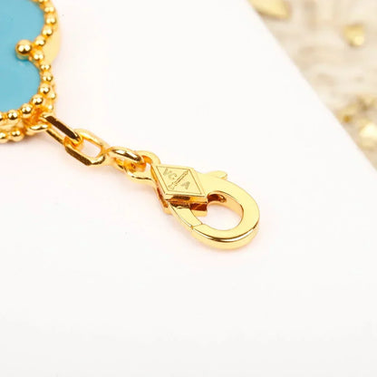 [⭐Glow Muse] CLOVER 5 MOTIF TURQUOISE BRACELET COLLECTION