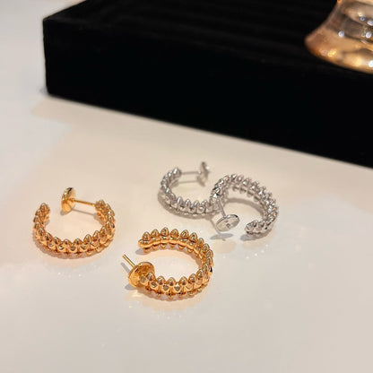 [Glow Muse]CLASH SMALL HOOP EARRINGS