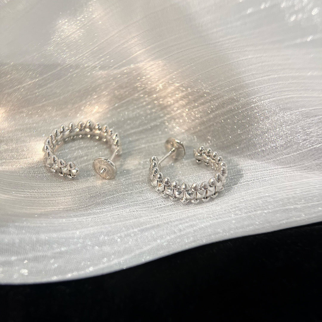 [Glow Muse]CLASH SMALL HOOP EARRINGS