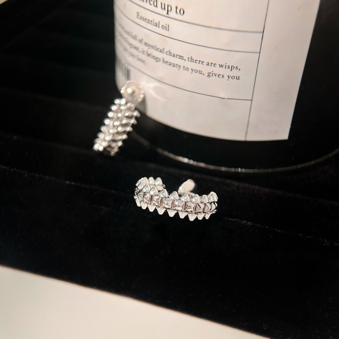 [Glow Muse]CLASH SMALL HOOP EARRINGS