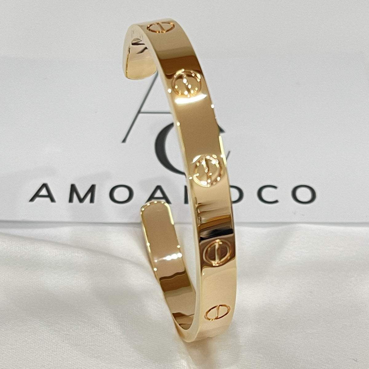 [Glow Muse]LOVE BRACELET 6.1MM OPEN CUFF