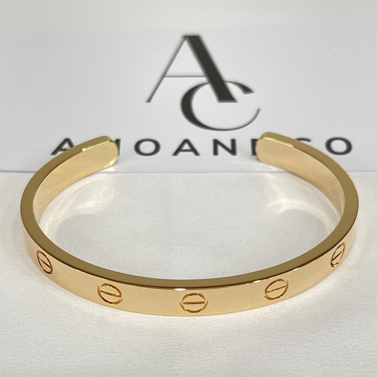[Glow Muse]LOVE BRACELET 6.1MM OPEN CUFF