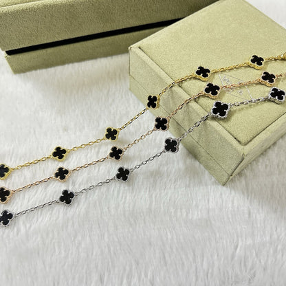 [Glow Muse]CLOVER 6 MOTIF  ONYXS BRACELET