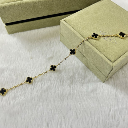 [Glow Muse]CLOVER 6 MOTIF  ONYXS BRACELET