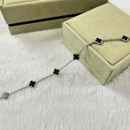 [Glow Muse]CLOVER 6 MOTIF  ONYXS BRACELET