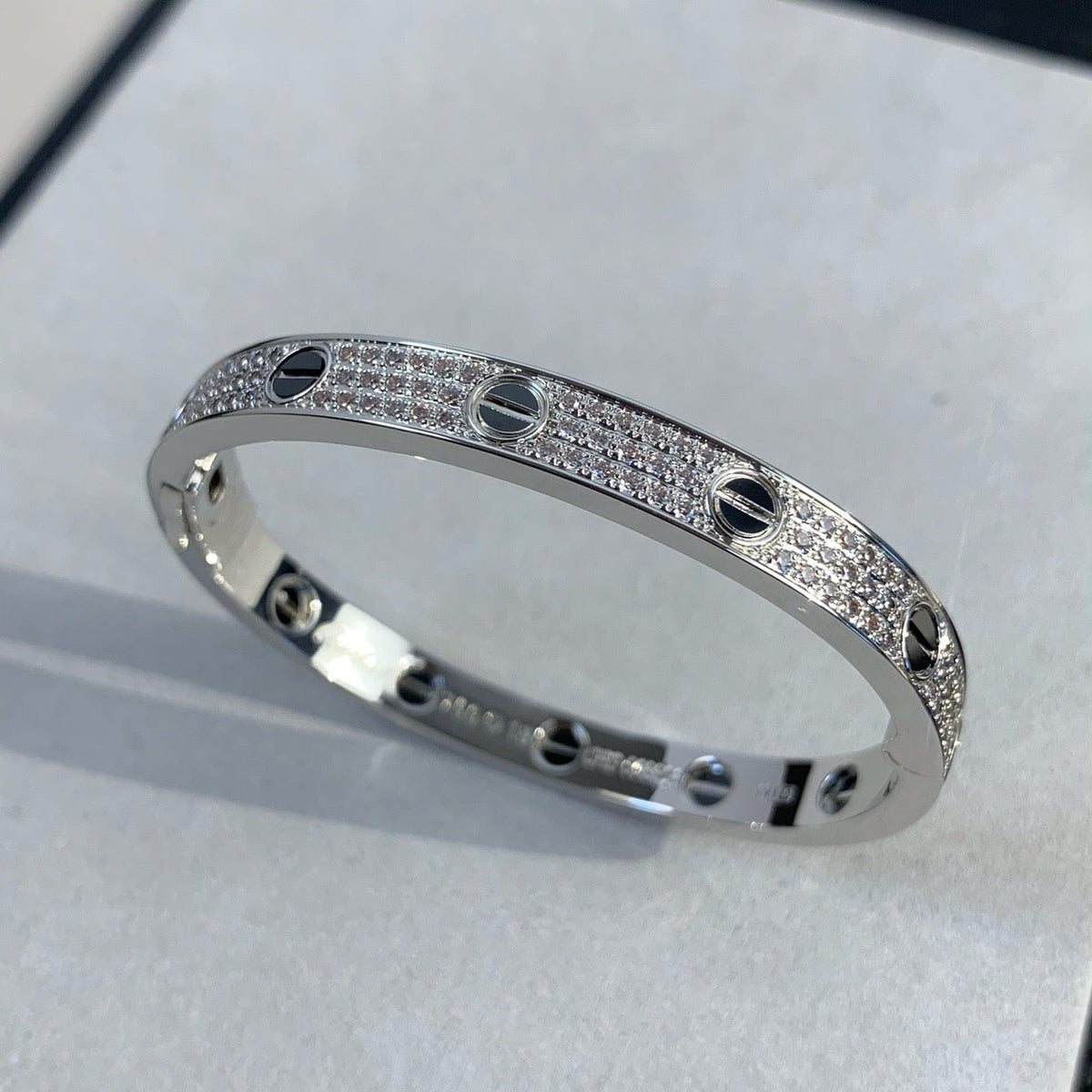 [Glow Muse]LOVE BRACELET 6.1MM DIAMOND-PAVED CERAMIC