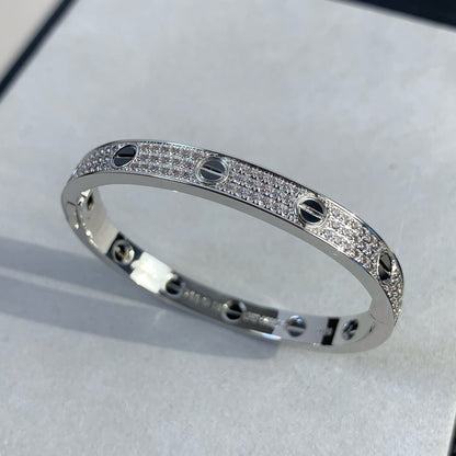 [Glow Muse]LOVE BRACELET 6.1MM DIAMOND-PAVED CERAMIC