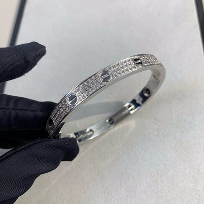 [Glow Muse]LOVE BRACELET 6.1MM DIAMOND-PAVED CERAMIC