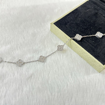 [Glow Muse]CLOVER 6 MOTIF DIAMOND BRACELET