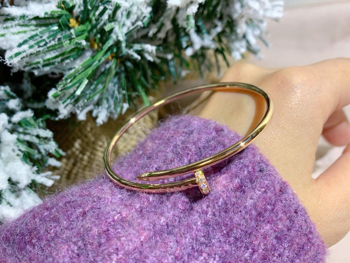 [Glow Muse]JUSTE BRACELET 2.5MM DIAMONDS