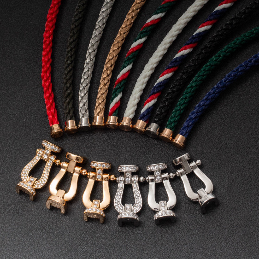 [Glow Muse]FORCE LARGE HORSESHOE NO DIAMOND BRACELET GOLD
