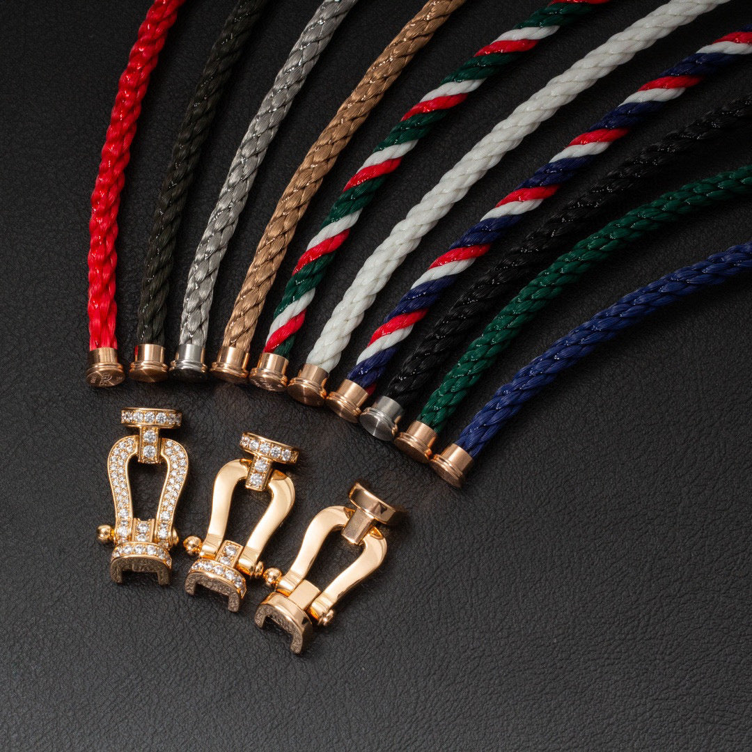 [Glow Muse]FORCE LARGE HORSESHOE NO DIAMOND BRACELET GOLD