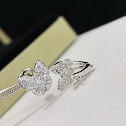 [Glow Muse]BUTTERFLY ALL DIAMOND EARRINGS