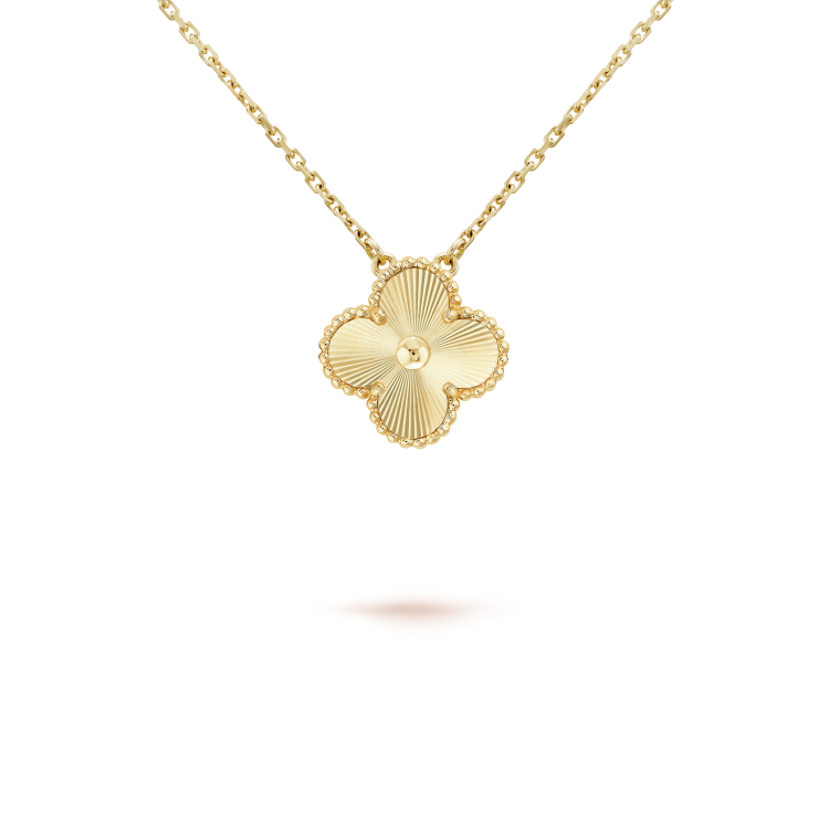 [Glow Muse]CLOVER 15MM LASER NECKLACE