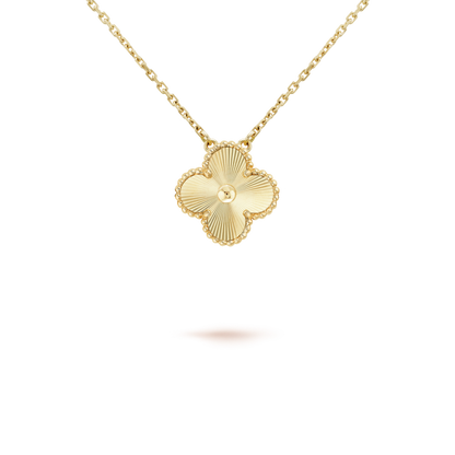 [Glow Muse]CLOVER 15MM LASER NECKLACE