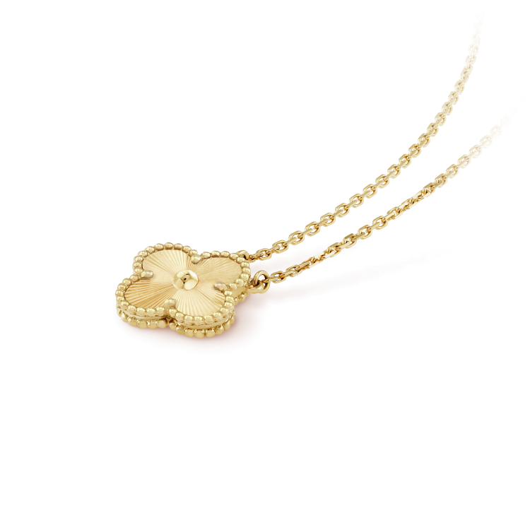 [Glow Muse]CLOVER 15MM LASER NECKLACE
