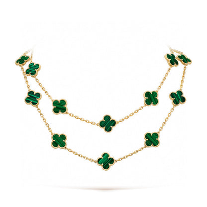 [Glow Muse]CLOVER 20 MOTIFS MALACHITE GOLD