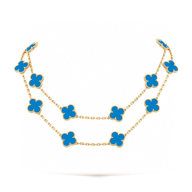 [Glow Muse]CLOVER 20 MOTIFS TURQUOISE GOLD
