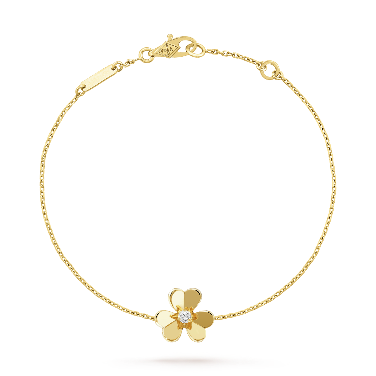 [Glow Muse]FRIVOLE GOLD FLOWER PINK MALACHITE BRACELET