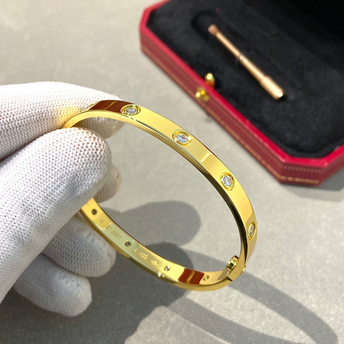 [Glow Muse]LOVE BRACELET 6.1MM 10 DIAMONDS