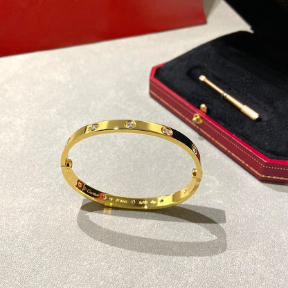 [Glow Muse]LOVE BRACELET 6.1MM 10 DIAMONDS