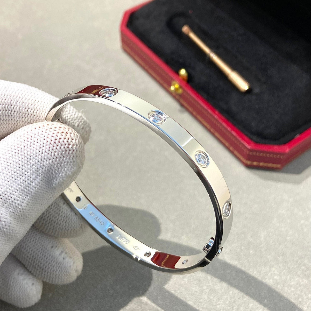 [Glow Muse]LOVE BRACELET 6.1MM 10 DIAMONDS