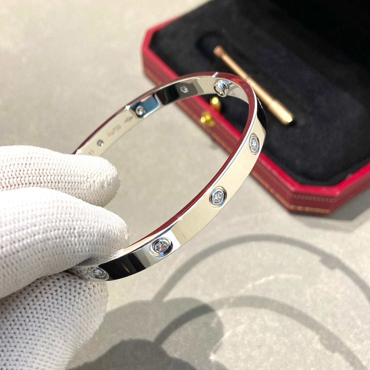 [Glow Muse]LOVE BRACELET 6.1MM 10 DIAMONDS