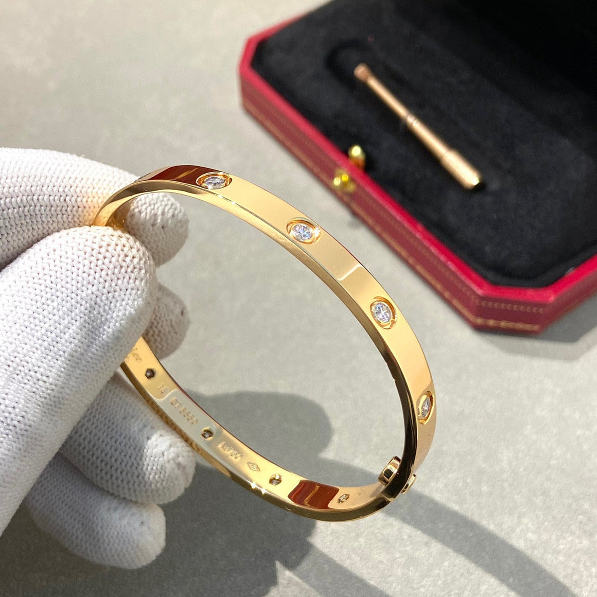 [Glow Muse]LOVE BRACELET 6.1MM 10 DIAMONDS