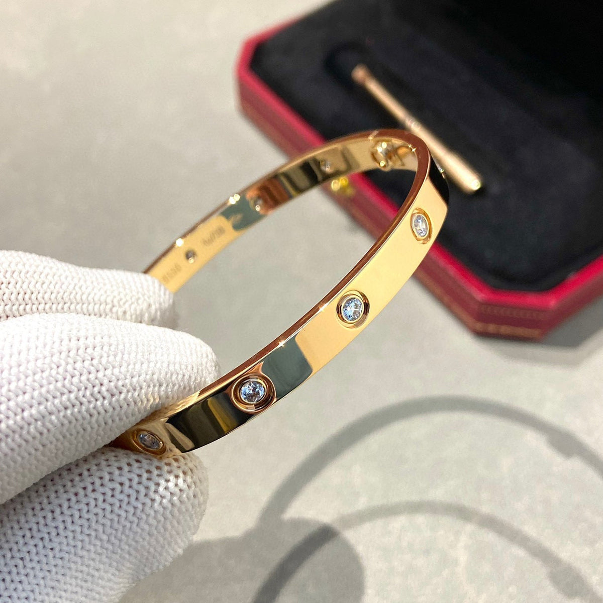 [Glow Muse]LOVE BRACELET 6.1MM 10 DIAMONDS