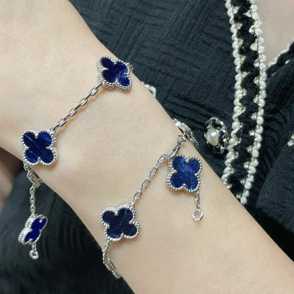 [⭐Glow Muse]CLOVER 5 MOTIF PIETERSITE BRACELET COLLECTION