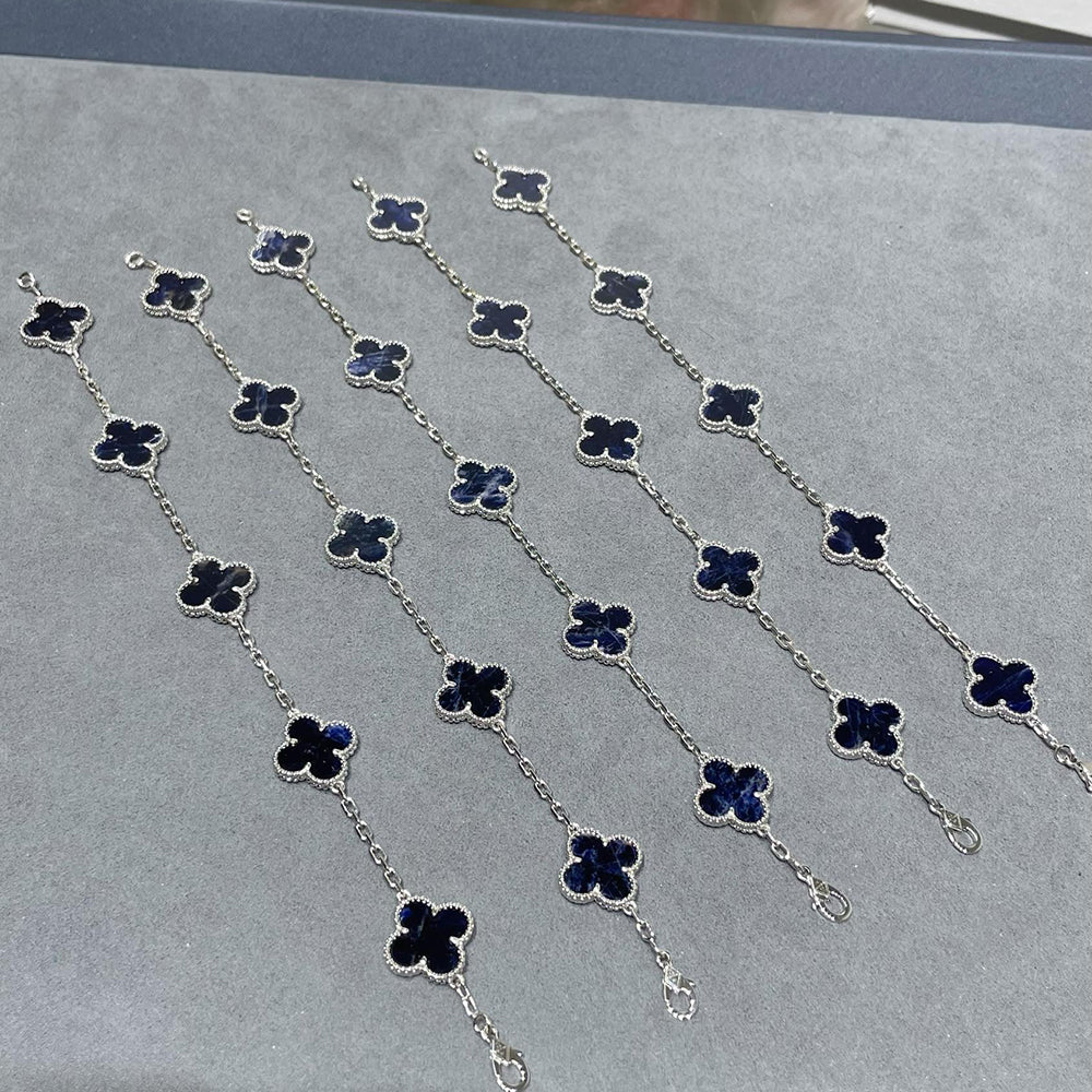 [⭐Glow Muse]CLOVER 5 MOTIF PIETERSITE BRACELET COLLECTION