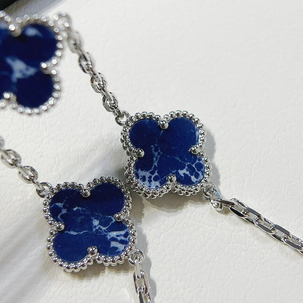 [⭐Glow Muse]CLOVER 5 MOTIF PIETERSITE BRACELET COLLECTION