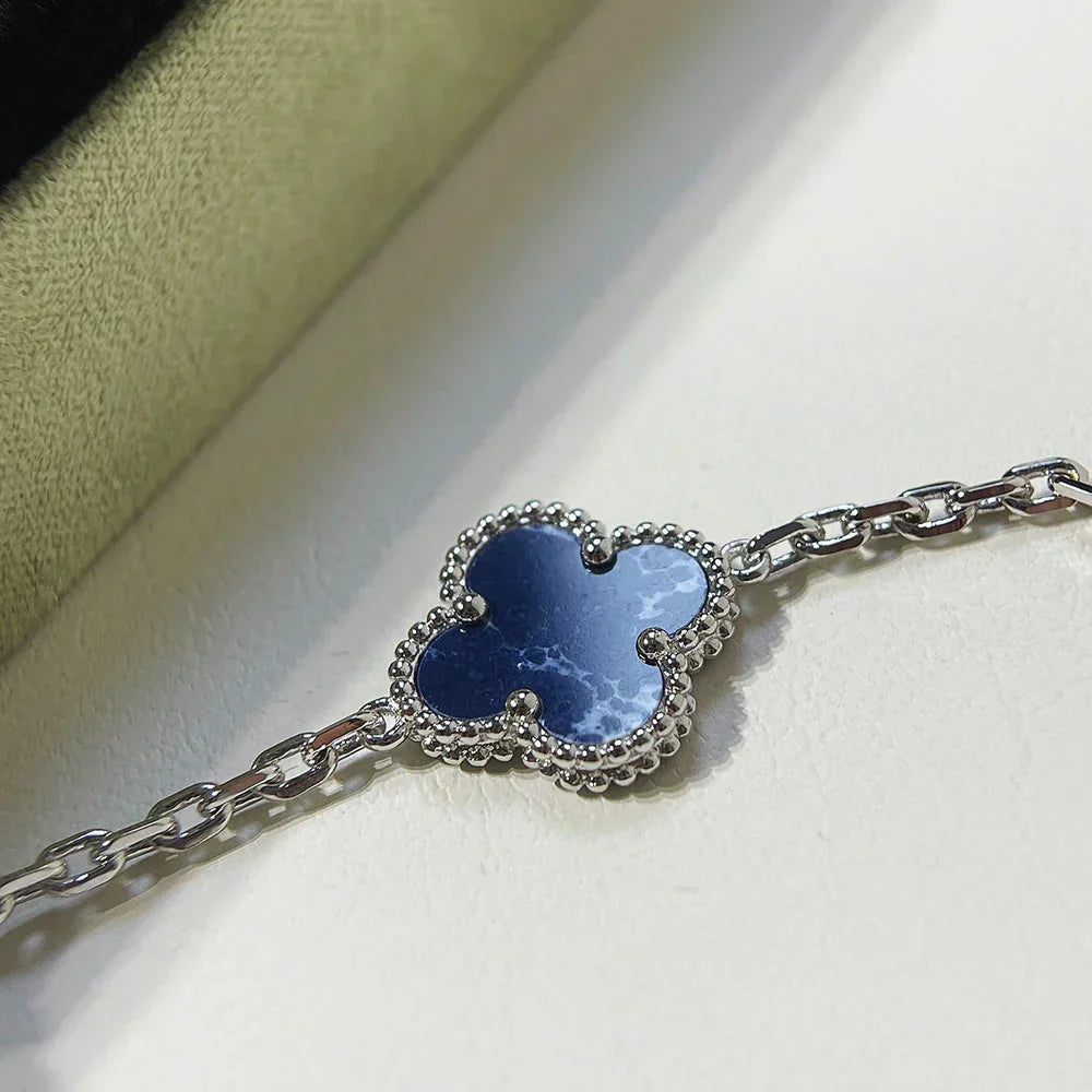 [⭐Glow Muse]CLOVER 5 MOTIF PIETERSITE BRACELET COLLECTION
